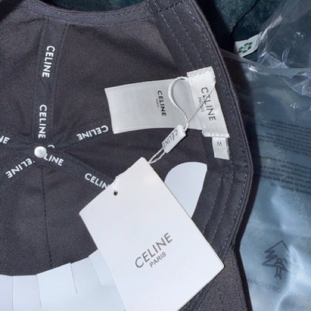Celine Black color Cap with White Accents - Picture 3 of 5